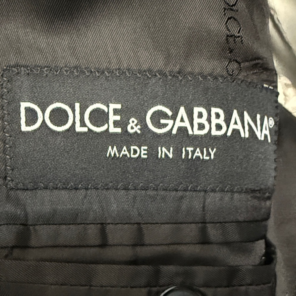 Men's Black Dolce & Gabbana Blazer / Suit Jacket 40R